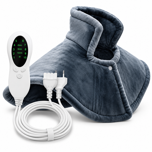 Renvora Narel-Almohadilla Térmica Eléctrica Cervical para Cuello y Hombros